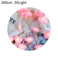 thumbnail image 1 of Fairy Light Romantic Warm Atmosphere Home Decoration Fabric Love Heart LED Hanging Lamp for Valentines Day-Pink,3, 1 of 8