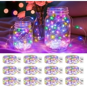 Fairy Lights, 7ft 20 LED Battery Operated String Lights with Timer, 3 Modes, Twinkle Lights for Christmas Trees Wreath Party DIY Mason Jars Bottles Decor