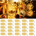 thumbnail image 1 of 20 Pack Fairy Lights Battery Operated, 7ft 20 LED Mini String Lights, 3 Modes Waterproof Twinkle Lights for Mason Jars Wedding Party DIY Decoration, Warm White, 1 of 7