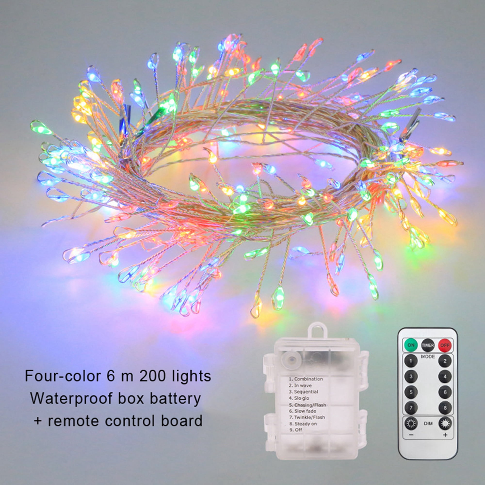 Fairy Lights Battery Operated LED String Lights Twinkle Christmas