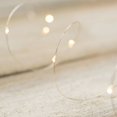 thumbnail image 1 of Fairy Lights Fairy Lights LED 6 foot Silver Wire Battery Timer Warm White, 1 of 2