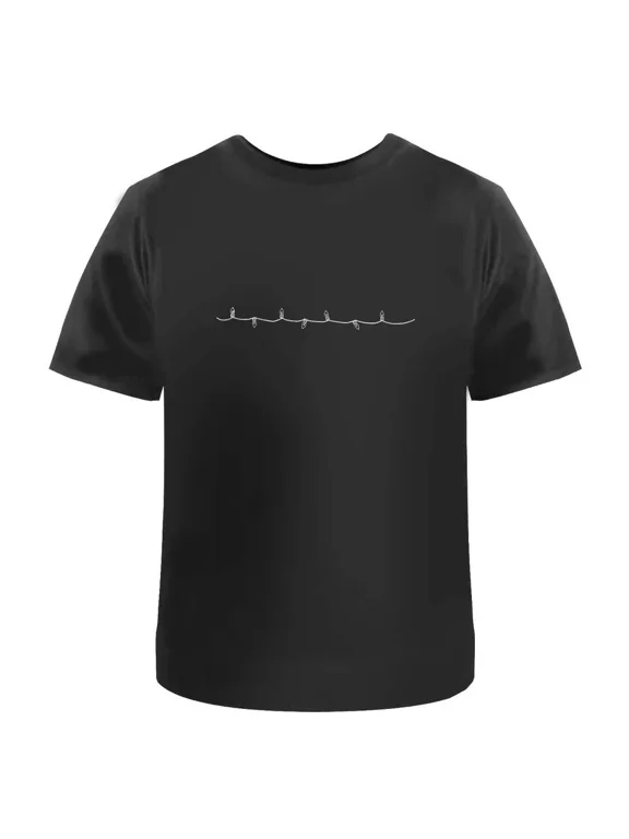 Fairy Lights String Unisex T-Shirt - 100% Cotton