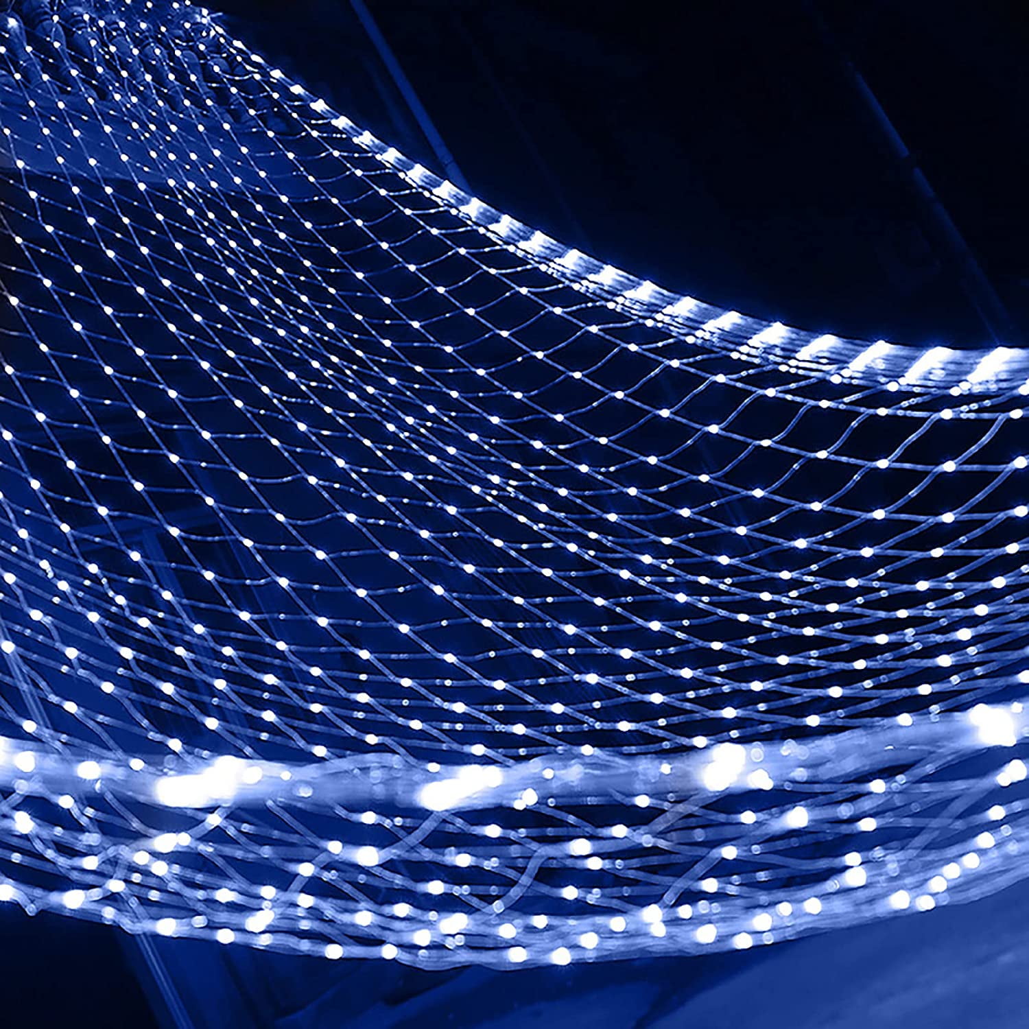 Fairy Mesh Lights Outdoor Connectable 8 Modes Net Light Waterproof Plug ...