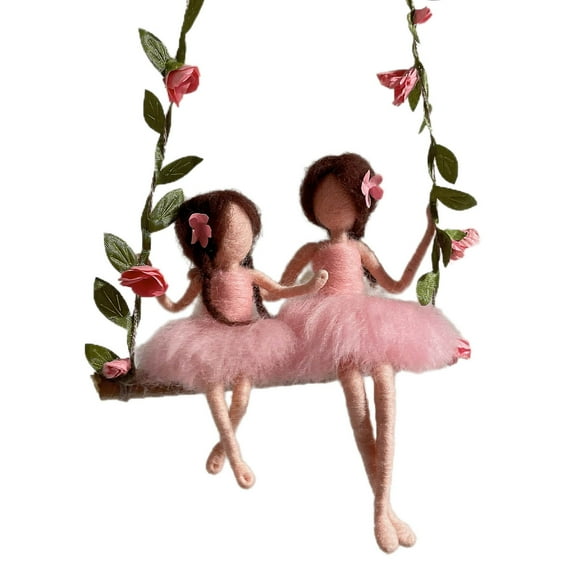 Fairy Mom and Kid Needle Felting Kits DIY Craft Kit for Beginners Include Everything to Make
