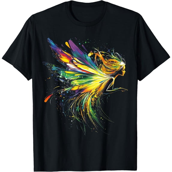 Fairy Mythical Motif Fantasy Art Fairy T-Shirt - Walmart.com