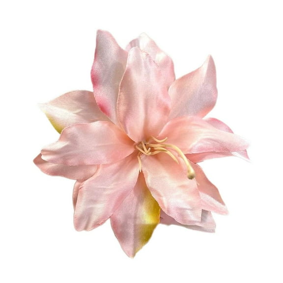 Fairy Pink Three Dimensional Lily Atmosphere Hair Clips Side Clips Ha