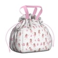 thumbnail image 1 of Fairy Princess Butterfly Pattern Drawstring Lunch Bag Women - Drawstring Lunch Bag Insulated for Work Office - Stain-Resistant Large Lunchbags for Women with Multi-Pockets, 1 of 6
