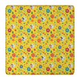 thumbnail image 1 of Fairy Princess Flower Pattern Square Fitted Tablecloth with Elastic Edge,Square Table Cover,Washable Elastic Table Cover for Home Kitchen Party Decor 36"x36", 1 of 6