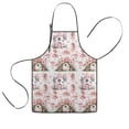 thumbnail image 1 of Fairy Princess Mushroom Pattern Kids Aprons for Girls and Boys,Adjustable Neck Strap Toddler Aprons for Kids Cooking Baking, 1 of 6