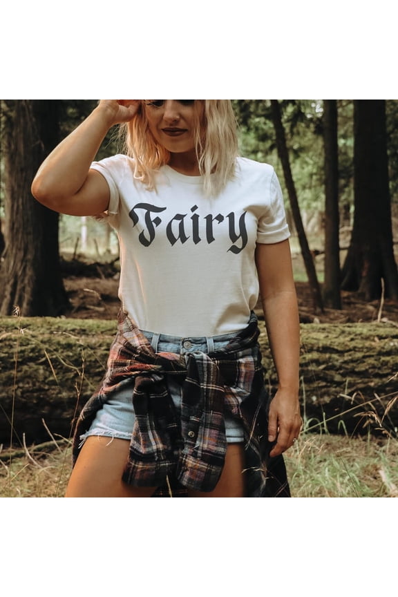 Fairy She Was A Goth Drag 90'S Alt Lqbtq Subtle T-Shirt, Vintage T-Shirt