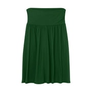 Fairy Skirt,Simlu Skirts For Women Regular And Plus Size Skirt With Pockets Below The Knee Length Ruched Flowy Midi Skirt,Midi Skirt(Size:L)