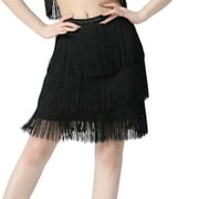 Fairy Skirt,Skirt Sequin Embroidered Performance Swing Performance,Midi Skirt(Size:XL)