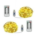 Fairy String Lights,DAYBETTER 50FT 150 LED USB Plug in Color Changing