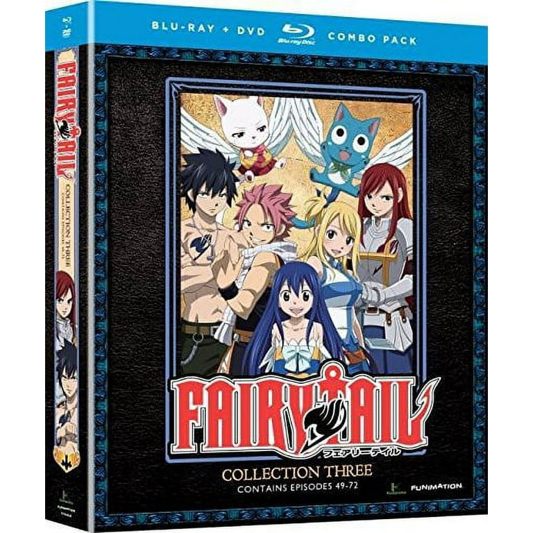 Free Shipping! Fairy Tail: Collection Three (Blu-ray + DVD