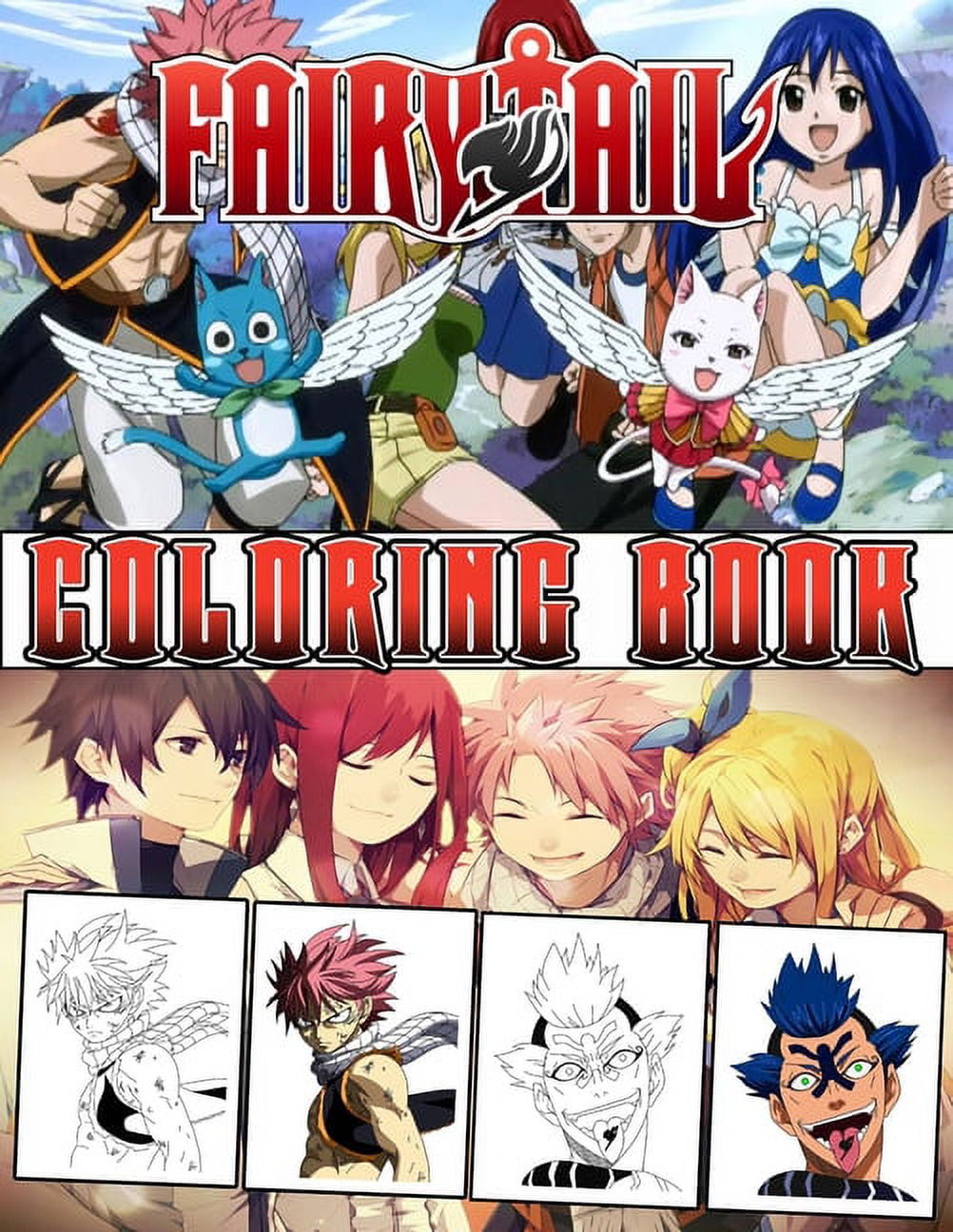 Fairy Tail Coloring Pages Anime