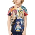 thumbnail image 1 of Fairy Tail Kids' Short Sleeve T-Shirt Print Tee Shirts For Boys & Girls Summer Casual Wear Fashion Top Blouse Large, 1 of 9