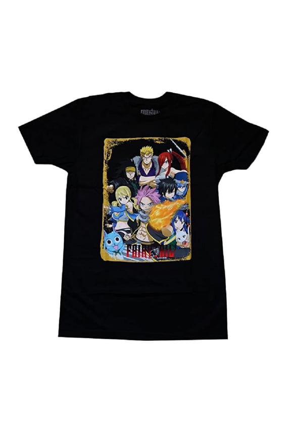 Season 7 Guild Heroes Group Anime Adult T-Shirt 2XL