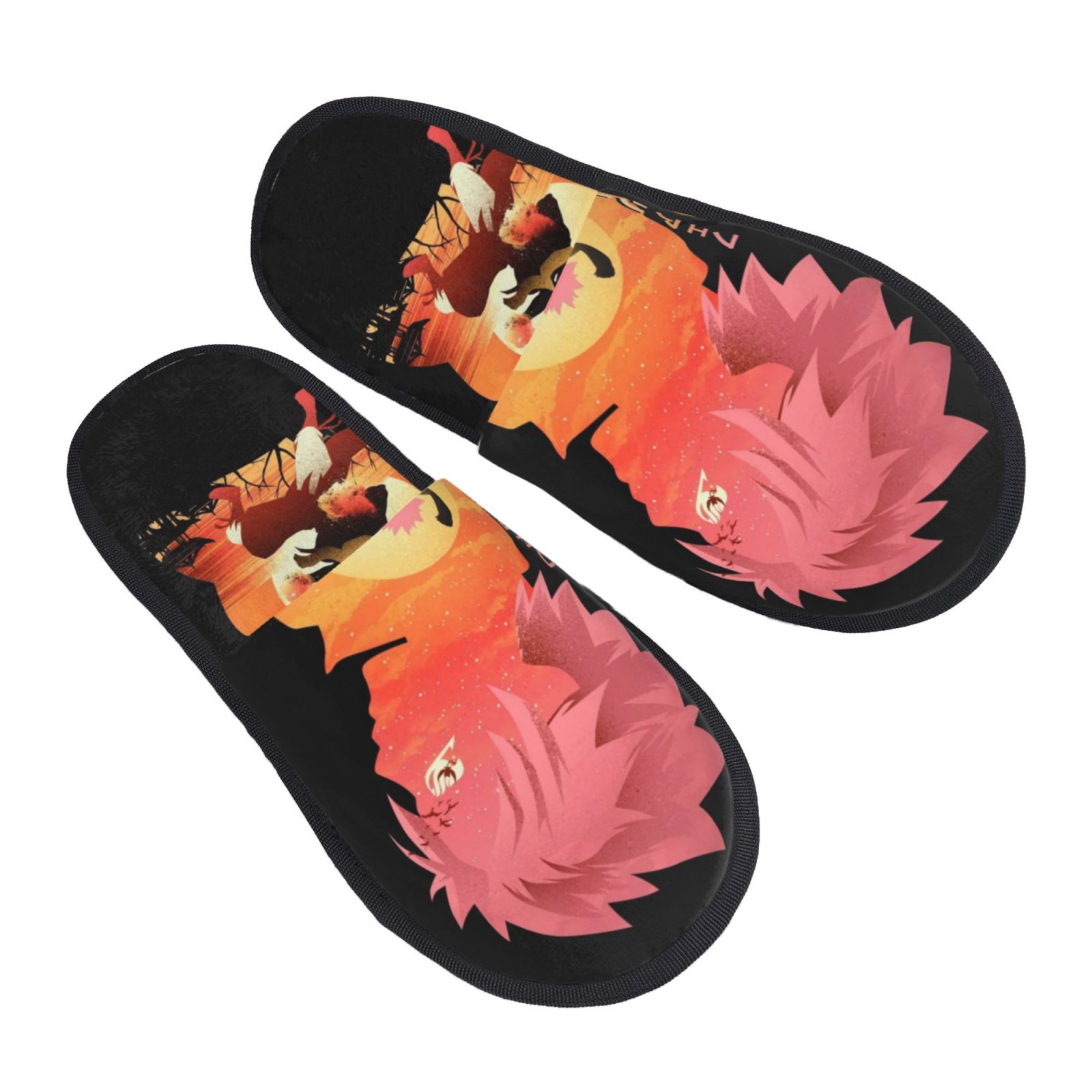 Fairy Tail Slippers for Women Men, Funny Comfy Furry NonSlip Couples