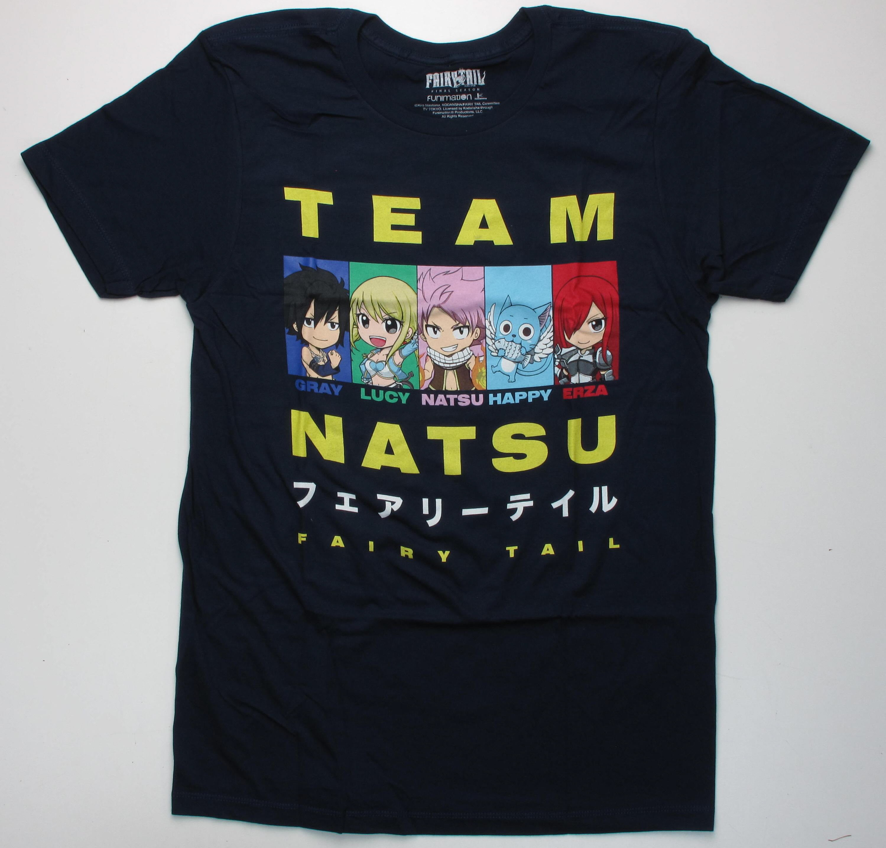 T shirt fairy tail natsu hot sale