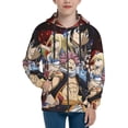 thumbnail image 1 of Fairy Tail Youth Sweatshirt 3D Printed Hoodie Activewear Teenager Winter Full-Zip Drawstring Jacket Coats Active Pullover Hooded Blouse For Boys Girls X-Large, 1 of 8
