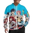 thumbnail image 1 of Fairy Tail Zip Up Hoodies Unisex Realistic 3D Print Sweatshirt Long Sleeve Hooded Jacket Coat M, 1 of 8