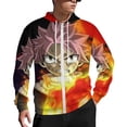thumbnail image 1 of Fairy Tail Zip Up Hoodies Unisex Realistic 3D Print Sweatshirt Long Sleeve Hooded Jacket Coat S, 1 of 8