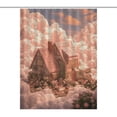 thumbnail image 1 of Fairy Tale Cabin Balloon Cloth Fabric Bathroom Decor Set with Hooks, 1 of 7