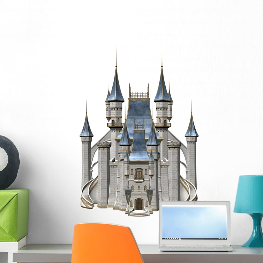 Fairy Tale Castle 3D Wall Decal Wallmonkeys Peel and Stick Decals for ...