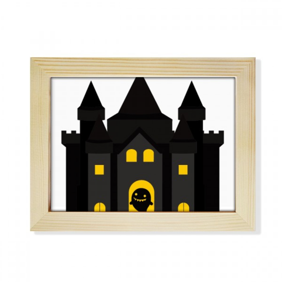 Fairy Tale Castle Colorful Illustration Desktop Photo Frame Picture Art Decoration Painting 6x8 inch