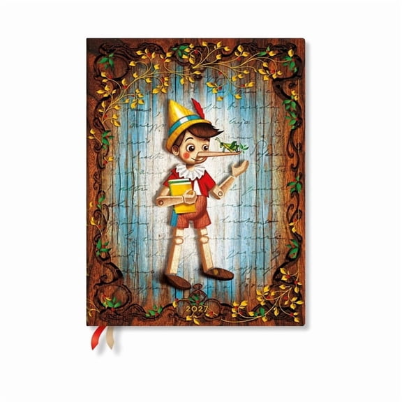 Fairy Tale Collection 2027 Carlo Collodi, Pinocchio Ultra Softcover 12-Month Daily Planner, 432pg, 80gsm by Paperblanks (Fairy Tale Collection, (Paperback)
