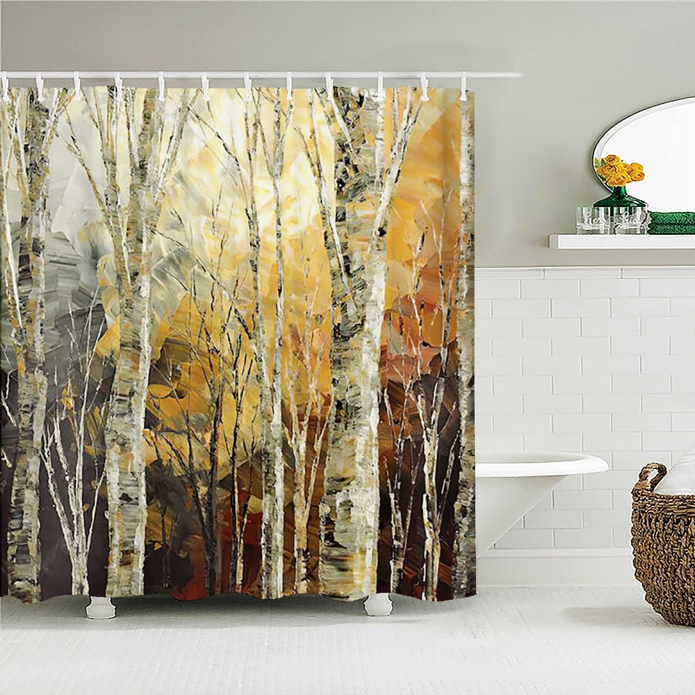 Fairy Tale Dream Forest Shower Curtain Decor Waterproof Fabric Bathroom
