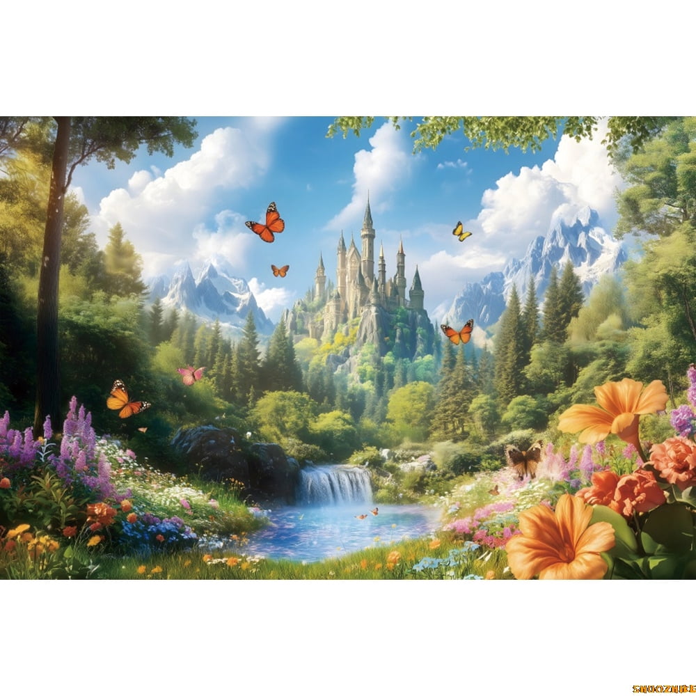 Enchanted Tale Background Photography Props Yeele 15x10ft Enchanted Forest Backdrop - Fairy Tale ...
