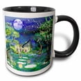 thumbnail image 1 of 3drose, Fairy Tale in Fantasy Graphic Lovers, 11oz Two-tone Black Mug, 1 of 6