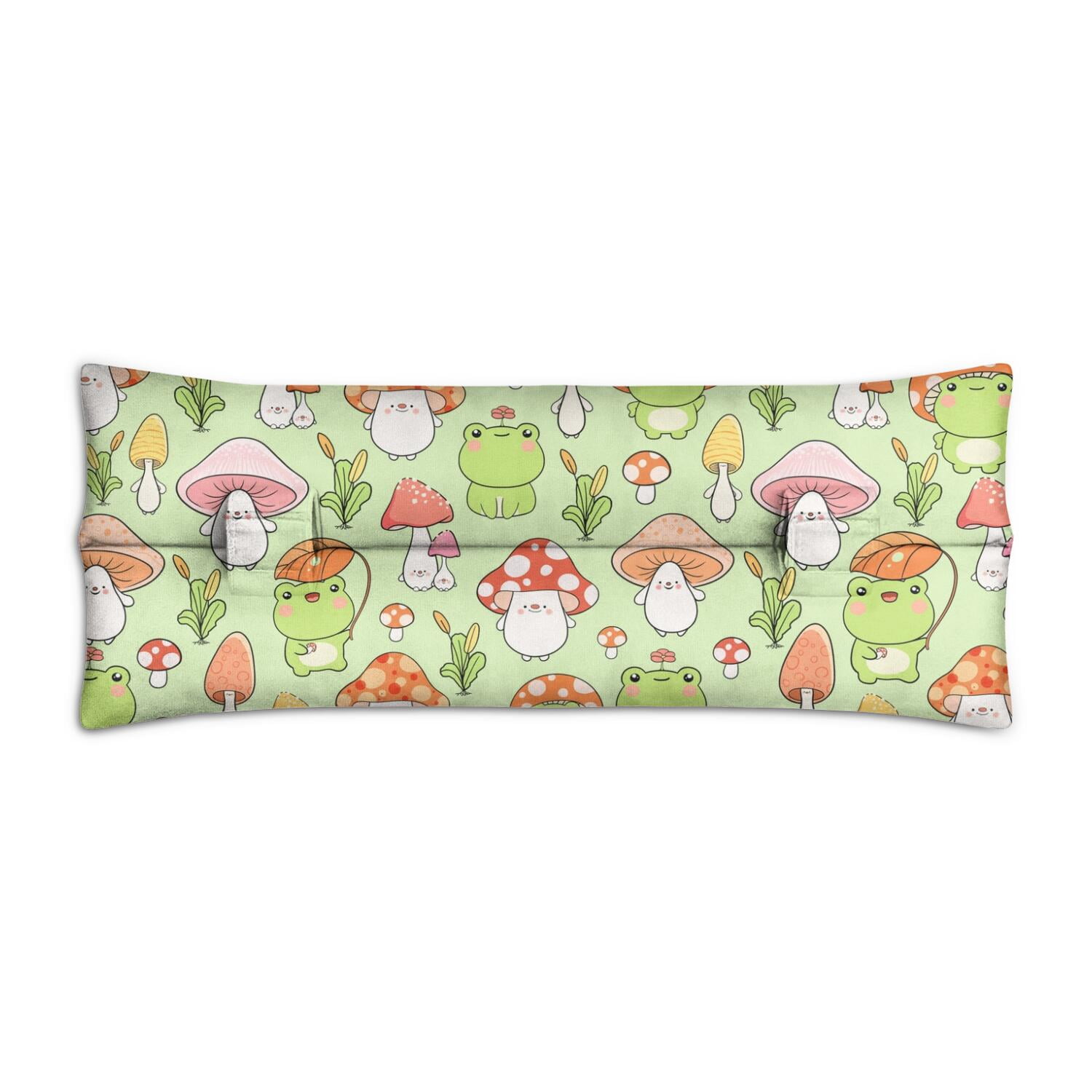 Fairy Tale Mushroom Car Seatbelt Pillow - Mastectomy Breast Surgery Heart Surgery Recovery Cushion - Pressure Relief Pad for Post-Surgery (Botanical Mushroom)
