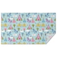 thumbnail image 1 of Fairy Tale Princess Castle Pattern Rectangle Tablecloth 60"x102",Waterproof Polyester Rectangle Table Cloth, Wipeable Spillproof Polyester Tablecloth for Dining, Camping, Indoor and Outdoor, 1 of 6