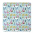 thumbnail image 1 of Fairy Tale Princess Castle Pattern Square Fitted Tablecloth with Elastic Edge,Square Table Cover,Washable Elastic Table Cover for Home Kitchen Party Decor 34"x34", 1 of 6