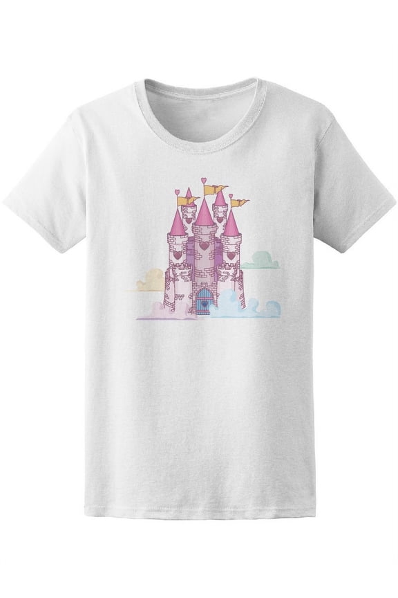Fairy Tale Princess Castle Sky Tee Women's -Image by Shutterstock