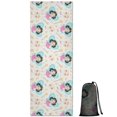 thumbnail image 1 of Fairy Tale Princess Pattern Hot Yoga Mat Towel Non Slip for Hot Yoga - Quick-Drying Yoga Mat Cover with 4 Corner Pockets with Travel Bag - Hot Yoga Towel Non Slip Grip Moisture Wicking Sweat 70"x26", 1 of 6