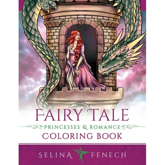 Fairy Tale Princesses and Romance Coloring Book, (Paperback)