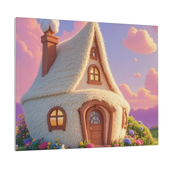 Fairy Tale World Cool Room Decor Canvas Paintings Home Decor 16 X 20 Pink Clouds For Living Room Bedroom Kitchen Office