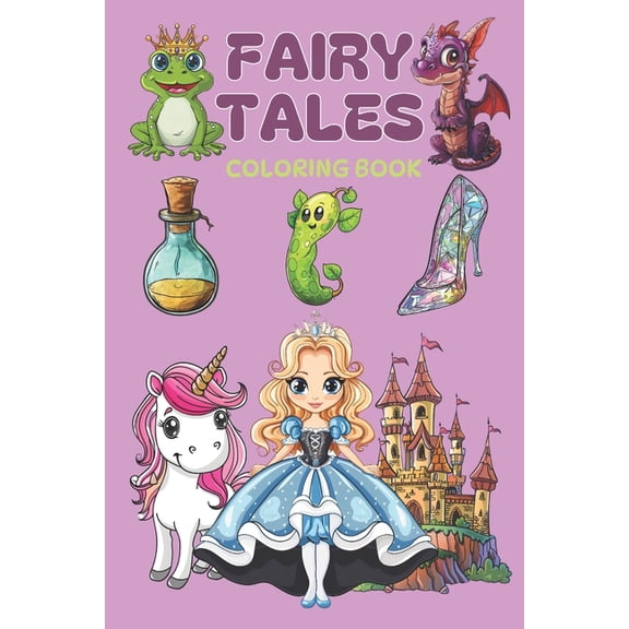 Fairy Tales: Coloring Book, (Paperback)