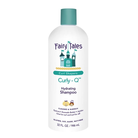 Fairy Tales Curly Q Kids Shampoo for Curly Hair, 32 fl oz
