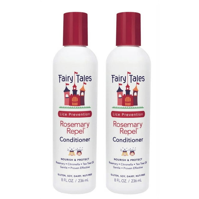 Fairy Tales Rosemary Repel Daily Kid Conditioner for Lice Prevention, 8 Fl Oz (Pack of 2