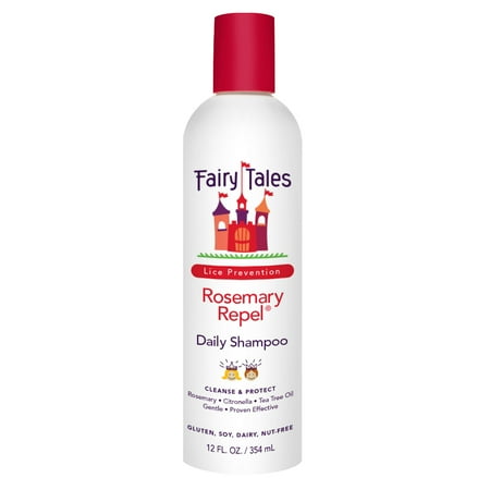 Fairy Tales Rosemary Repel Daily Kid Shampoo for Lice Prevention, 12 Fl Oz