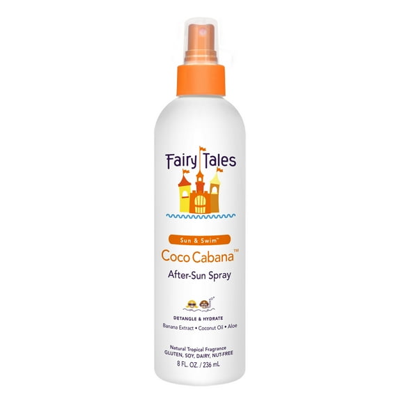 Fairy Tales Sun and Swim Coco Cabana Kids After-Sun Spray, 8 fl oz.