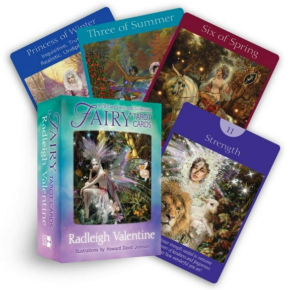 Fairy Tarot Cards: A 78-Card Deck and Guidebook, (Hardcover)