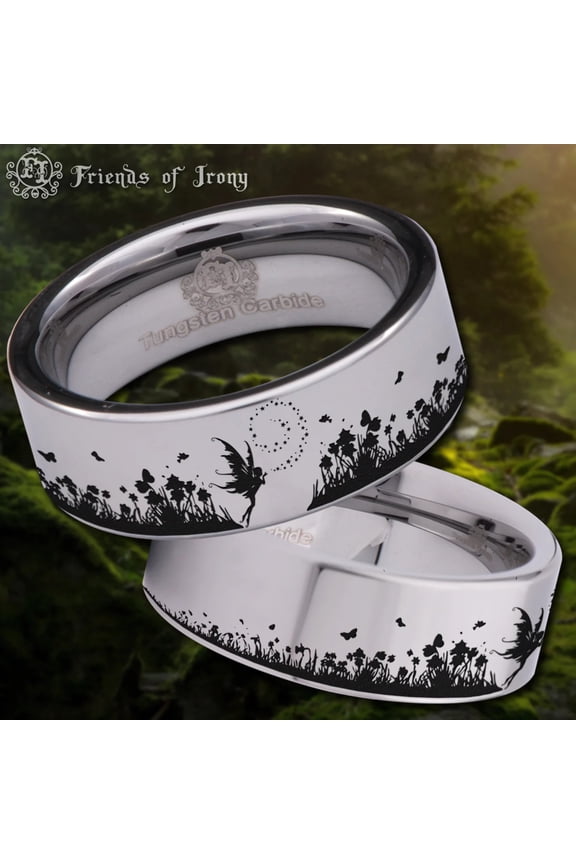Fairy Tungsten Carbide Ring