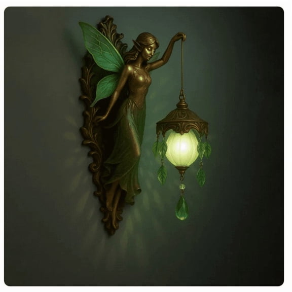 Fairy Wall Lamp Vintage Forest Wall Sconce, Fantasy Decorative Night Light for Bedroom and Living Room