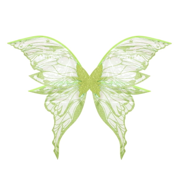 Fairy Wing for Adult Women Butterfly Wing Renaissance Costume Cosplay Accessories for Easter Halloween Green