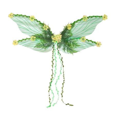 Fairy Adjustable Butterfly Costume Accessory Lightweight Breathable Sheer Mesh Elven Dance Party Performance Props Festival Celebration Decor
